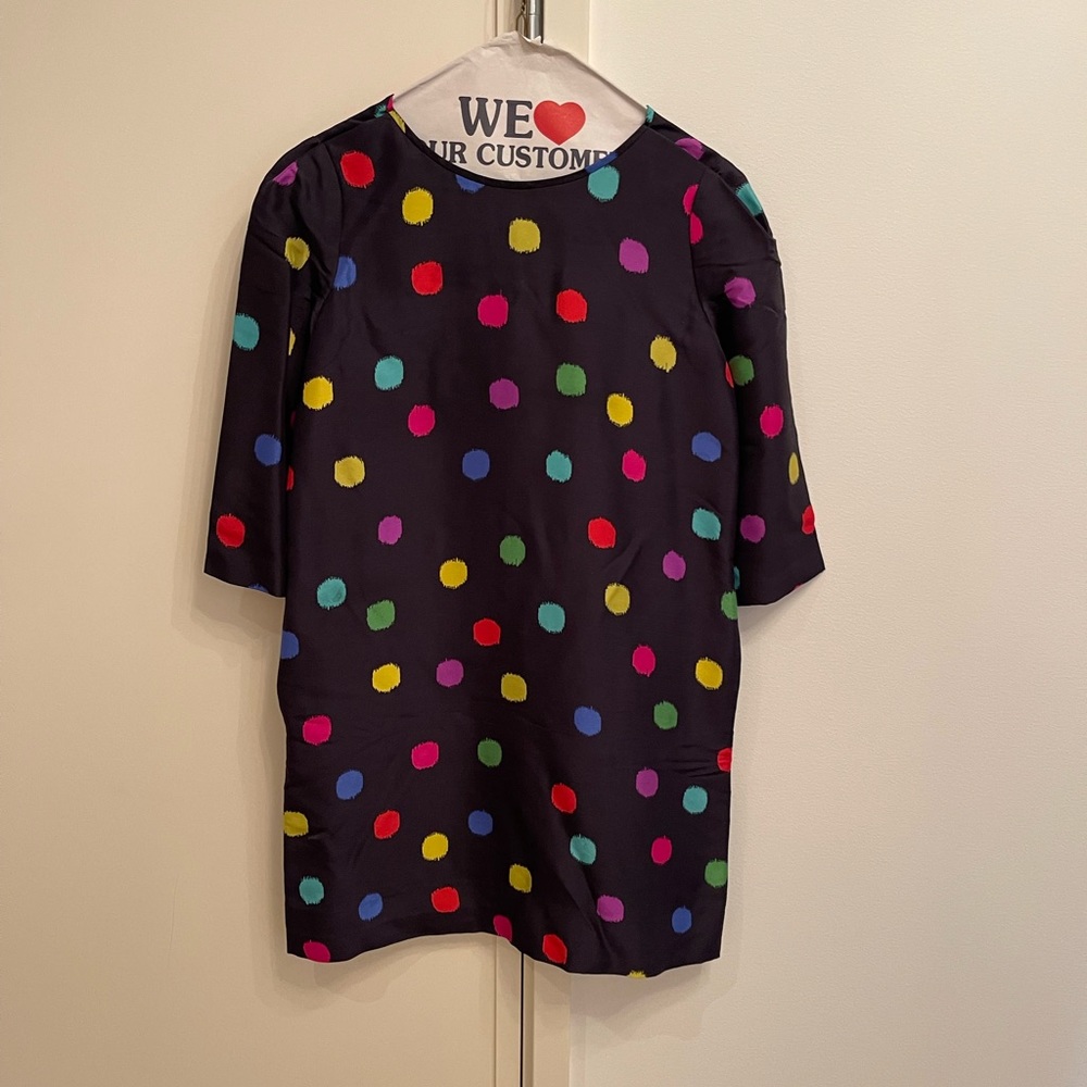 Kate Spade 100% silk dot dress 00